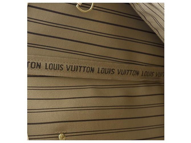 Tote Monogram Neverfull MM M46975 de Louis Vuitton Beige - vue 7