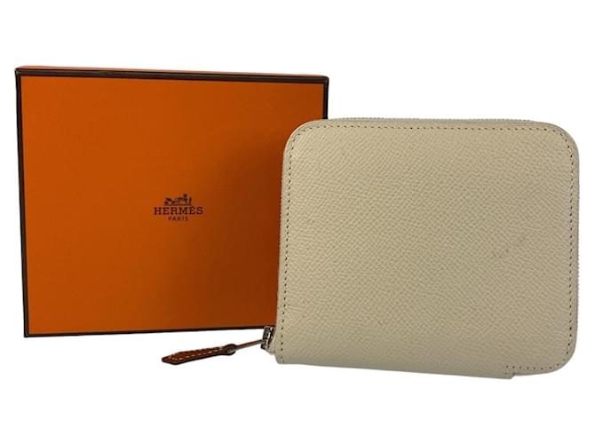 Hermès Hermes Azap Silk'in Compact Wallet White - view 10