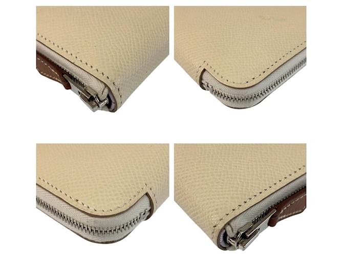 Hermès Hermes Azap Silk'in Compact Wallet White - view 4