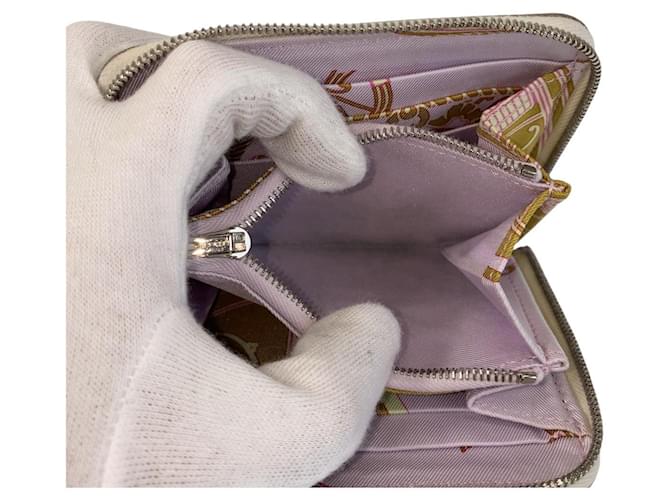 Hermès Hermes Azap Silk'in Compact Wallet White - view 5