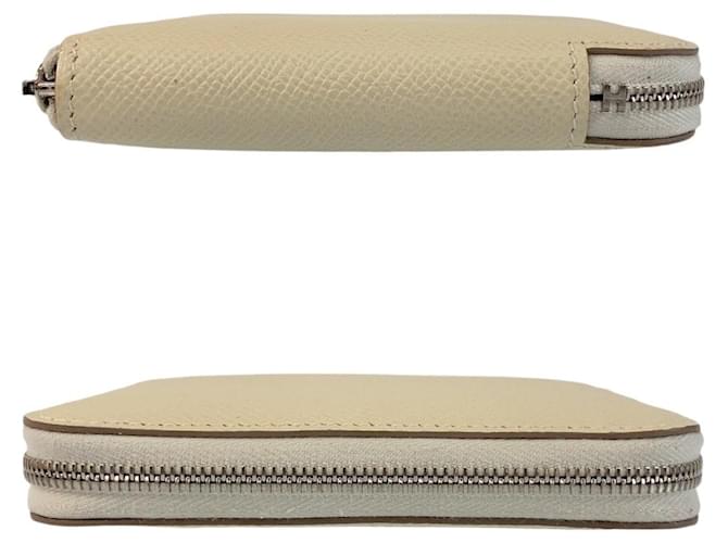 Hermès Hermes Azap Silk'in Compact Wallet White - view 7