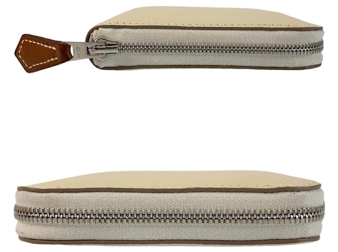 Hermès Hermes Azap Silk'in Compact Wallet White - view 8