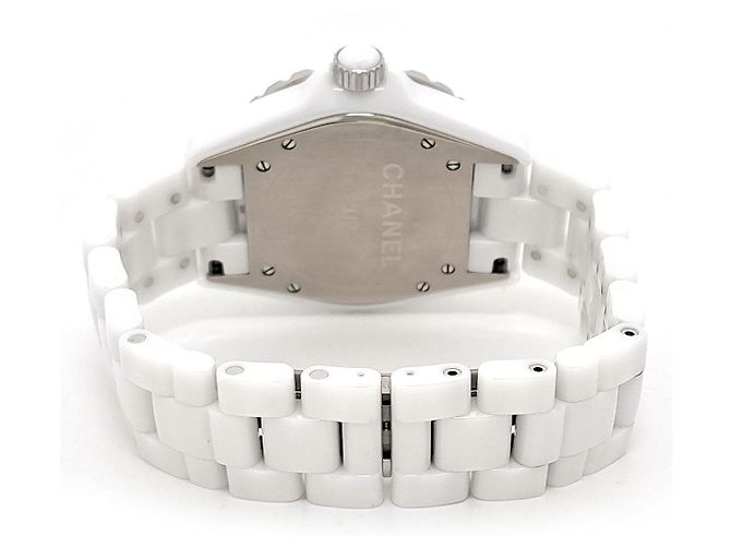 Chanel J12 H1629 White Ceramic Diamond Watch - view 3