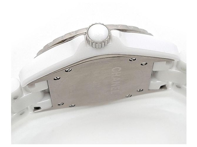 Chanel J12 H1629 White Ceramic Diamond Watch - view 4