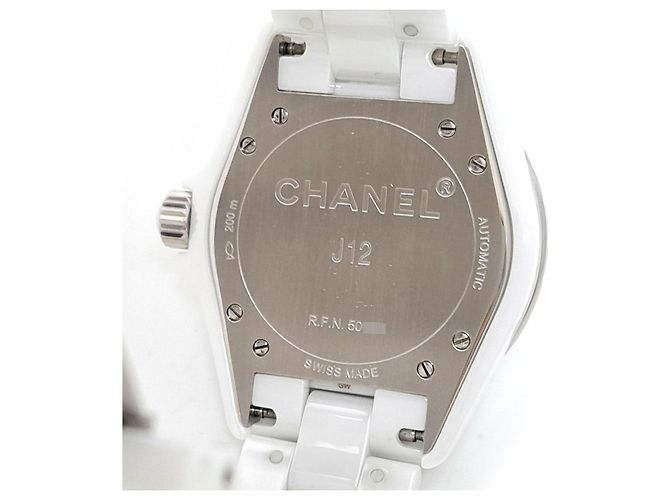 Chanel J12 H1629 White Ceramic Diamond Watch - view 5