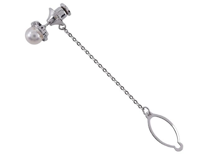Mikimoto Perlenkrawattennadel Silber 7,1 mm - Ansicht 2