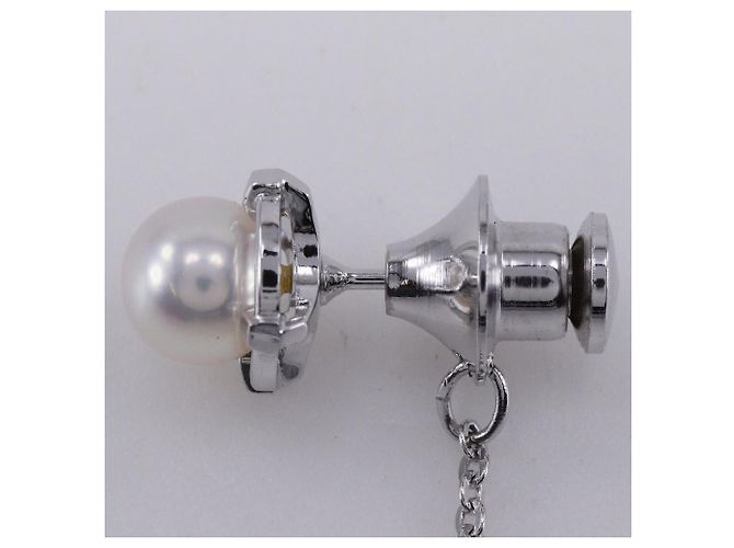 Mikimoto Perlenkrawattennadel Silber 7,1 mm - Ansicht 3