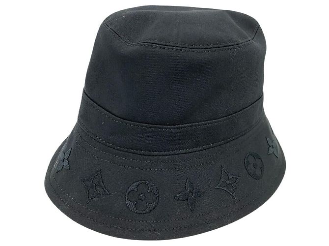Cappello bucket LV Filigram M7286S di Louis Vuitton Nero - vista 2