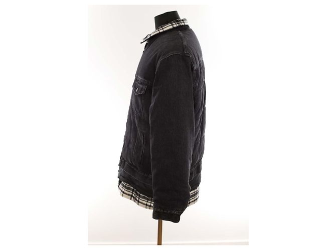 Balenciaga Giacca imbottita in cotone Grigio - vista 4