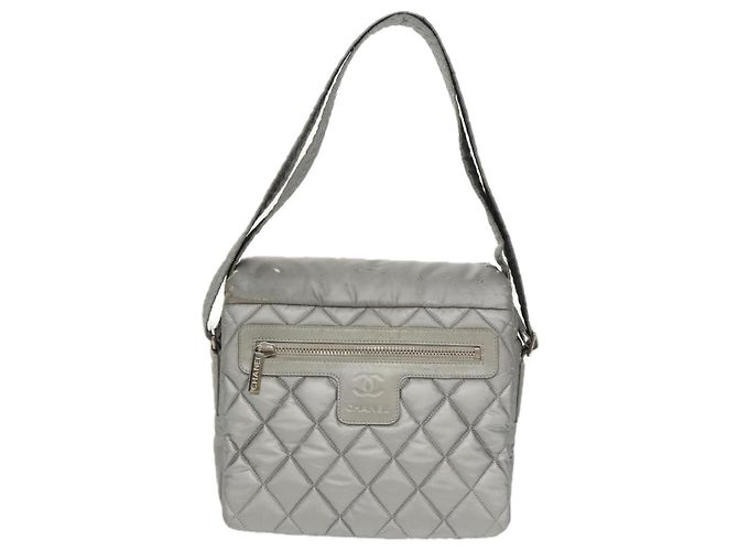 CHANEL Borsa a Spalla Cococoon Argento CC Auth bs19808 - vista 2