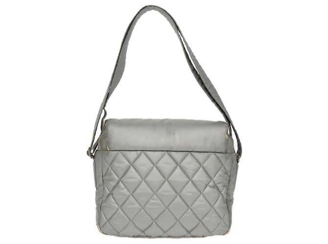 CHANEL Borsa a Spalla Cococoon Argento CC Auth bs19808 - vista 3