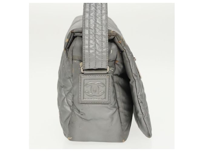 CHANEL Borsa a Spalla Cococoon Argento CC Auth bs19808 - vista 5