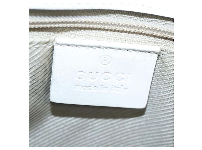 GUCCI GG Canvas Tote Bag Hellblau Gold 002 1098 Auth 99662 Golden - Ansicht 14