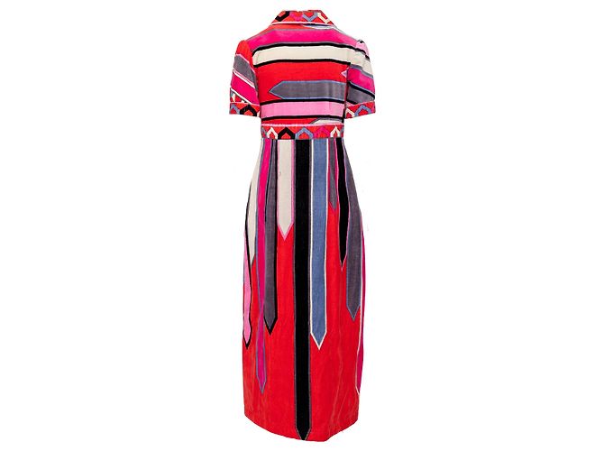 Samtkleid Emilio Pucci Mehrfarben - Ansicht 2