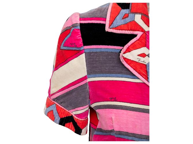 Samtkleid Emilio Pucci Mehrfarben - Ansicht 7