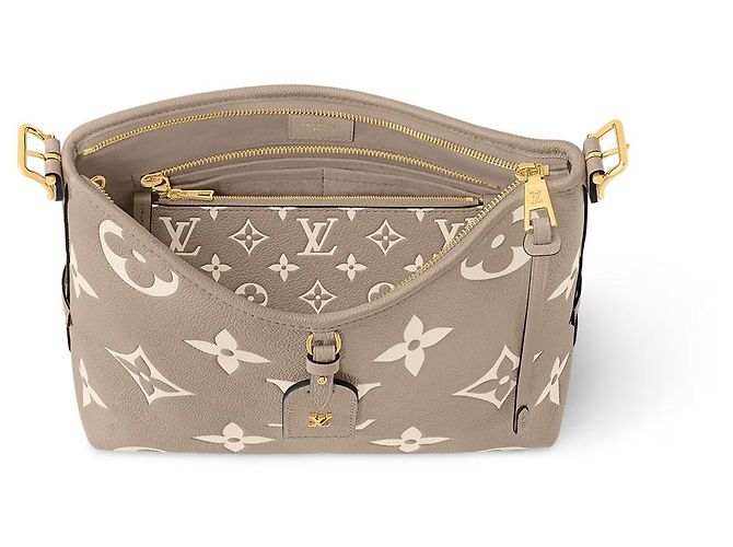 Louis Vuitton Monogramma Empreinte Carryall PM Grigio - vista 2