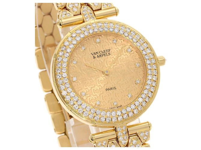 Van Cleef & Arpels 13107B2 Sport 2 Bezel Diamond Watch - view 4