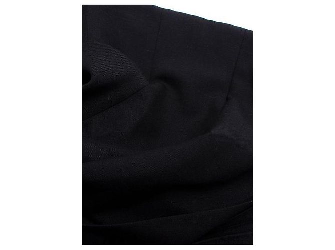 Christian Dior Falda asimétrica plisada azul marino Dior - vista 8