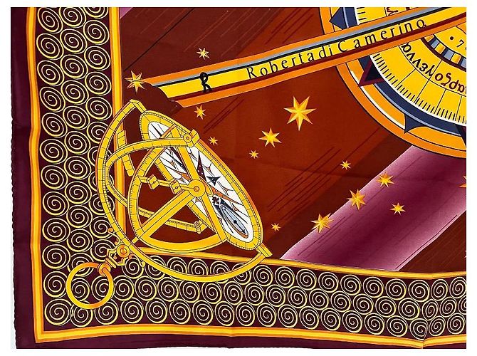Autre Marque Seidentwill Quadrat, ROBERTA DI CAMERINO Pflaume - Ansicht 4