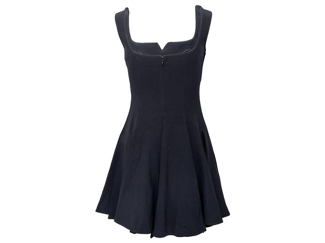 Vestido mini A-line Alexander McQueen Negro - vista 2