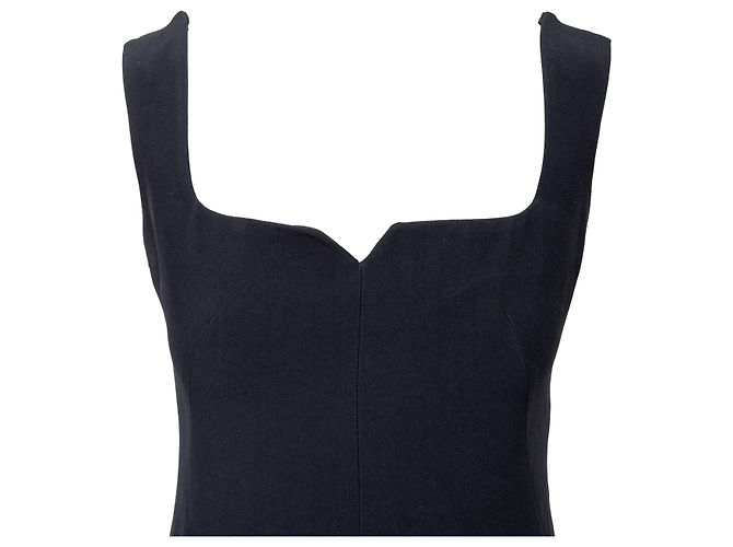 Vestido mini A-line Alexander McQueen Negro - vista 3