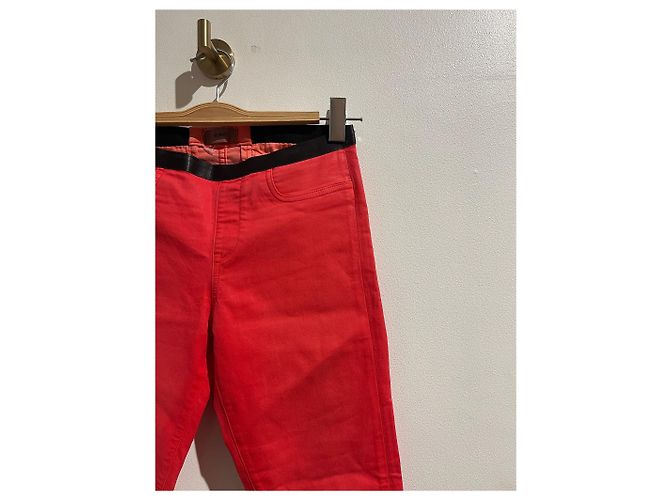 Jeans HELMUT LANG T.US 28 Cotone Rosso - vista 2