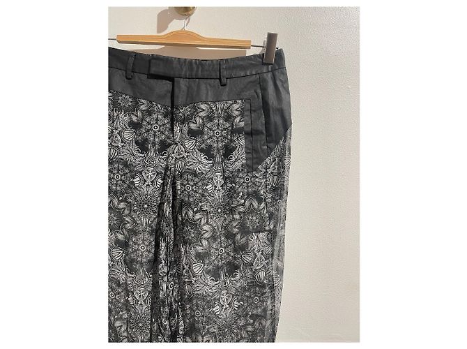 HELMUT LANG Jeans T.FR 38 Cotone Grigio - vista 3
