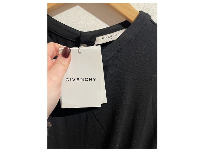 Vestidos GIVENCHY T.Internacional M Viscosa Negro - vista 4