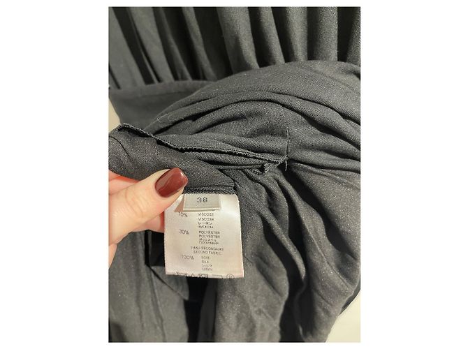 Vestidos GIVENCHY T.Internacional M Viscosa Negro - vista 5