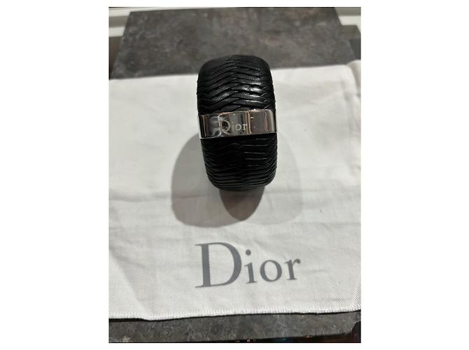 Bracciali DIOR T. Pelle Nero - vista 2