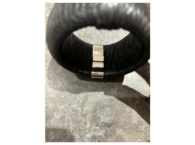 Bracciali DIOR T. Pelle Nero - vista 6