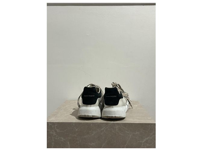 Sneakers ALEXANDER MCQUEEN T.EU 38.5 Pelle Bianco - vista 4