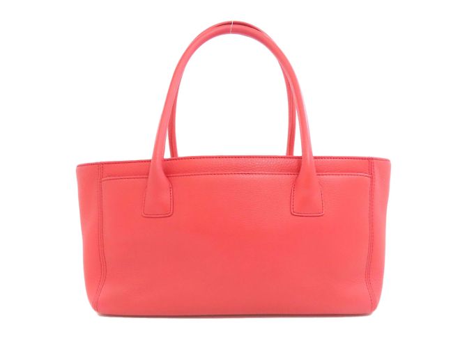 Borsa Executive Chanel in Pelle di Vitello Rosa - vista 2