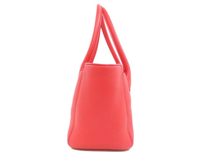 Borsa Executive Chanel in Pelle di Vitello Rosa - vista 3
