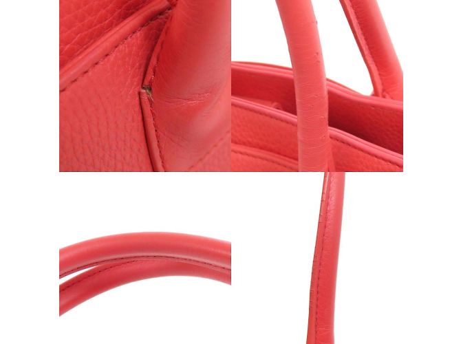 Borsa Executive Chanel in Pelle di Vitello Rosa - vista 8