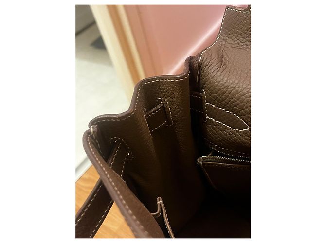 Kelly 32 Etoupe Clemence Hermès Turchese - vista 16