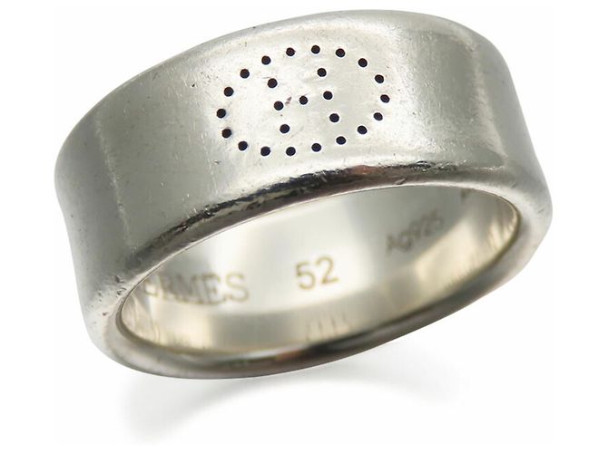 Ring Hermès Anillo Hermes Evelyn en Plata 925 - vista 9