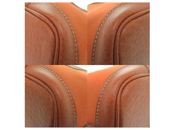 Hermès Pochette Hermes Garden TTPM in Potiron Arancione - vista 5