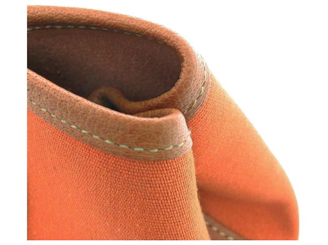 Hermès Pochette Hermes Garden TTPM in Potiron Arancione - vista 7