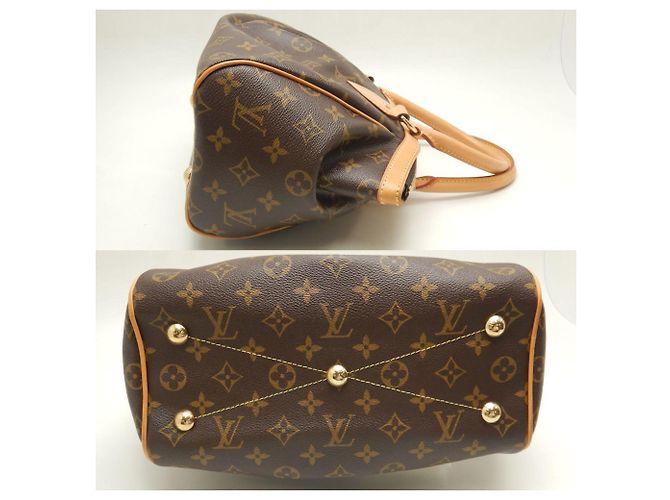 Borsa Tote Louis Vuitton Monogram Tivoli PM Marrone - vista 4