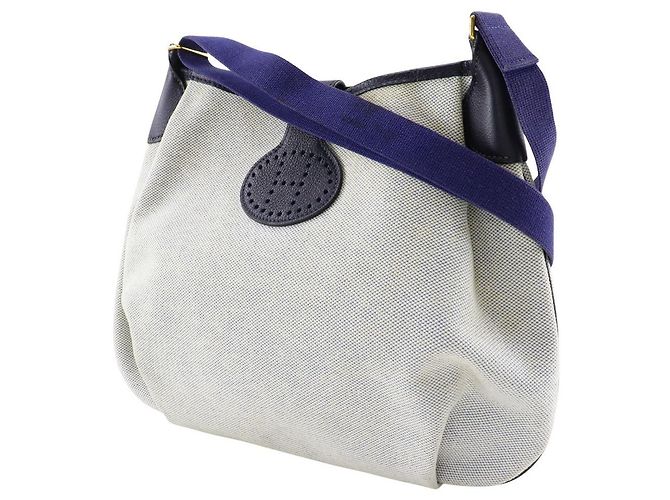 Hermès Borsa a Spalla Rodeo Hermes Grigia/Navy Grigio - vista 2