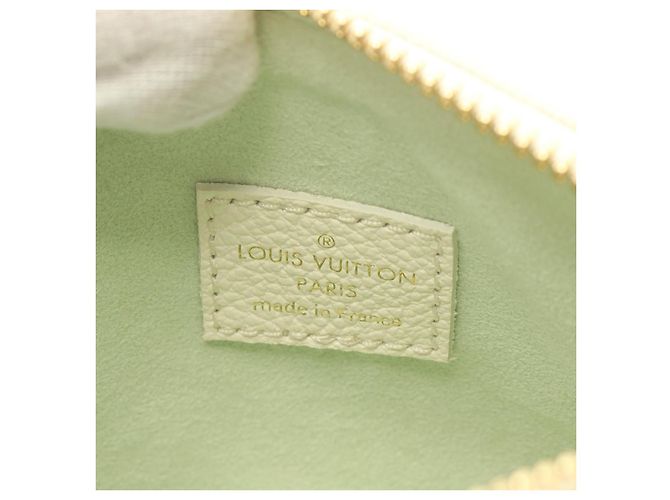 Sac à main Nano Speedy Monogram Louis Vuitton M24169 Blanc - vue 4