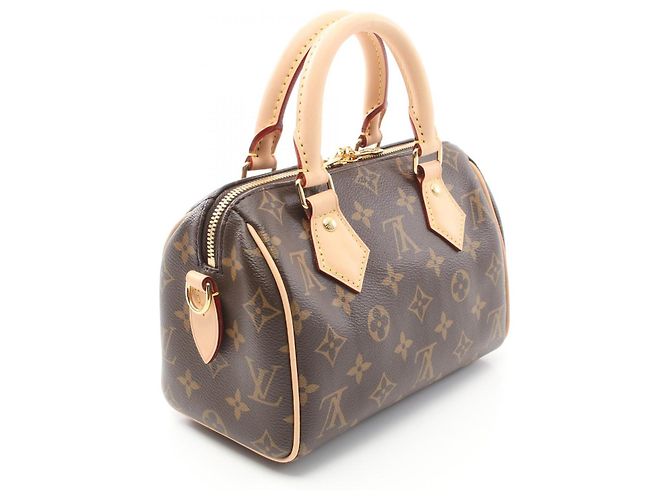 Sac à main Louis Vuitton Speedy Bandoulière 20 M46594 Marron - vue 2