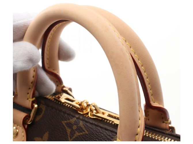 Sac à main Louis Vuitton Speedy Bandoulière 20 M46594 Marron - vue 5
