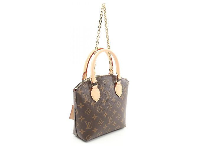 Borsa Louis Vuitton Lockit BB Monogram M12019 Marrone - vista 2
