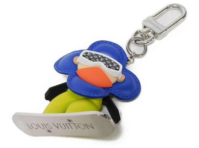 Porte-clés Snowboard Vivienne Louis Vuitton M00965 Bleu - vue 2