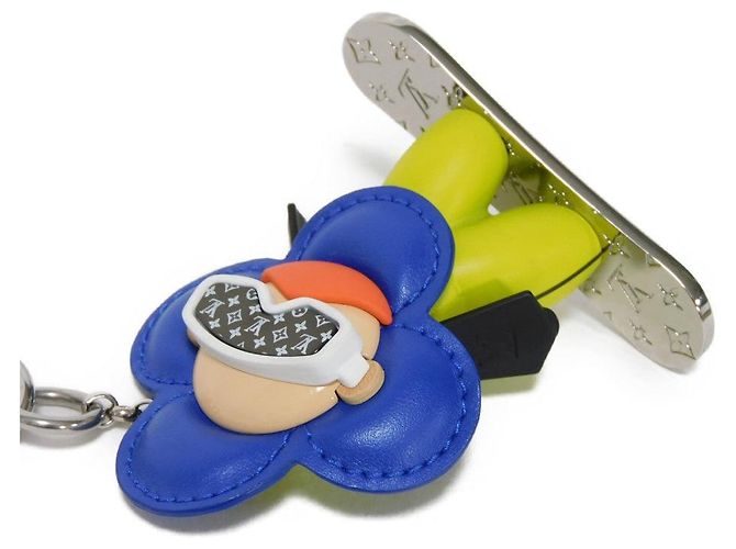 Porte-clés Snowboard Vivienne Louis Vuitton M00965 Bleu - vue 3
