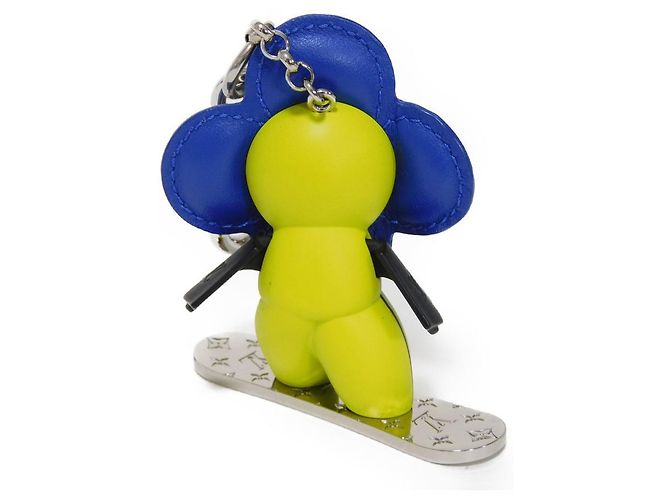 Porte-clés Snowboard Vivienne Louis Vuitton M00965 Bleu - vue 4