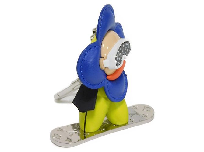 Porte-clés Snowboard Vivienne Louis Vuitton M00965 Bleu - vue 6