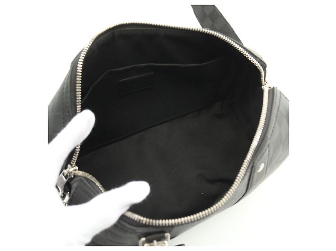 Louis Vuitton Damier Graphite City Keepall Shoulder Bag N40452 Black - view 3